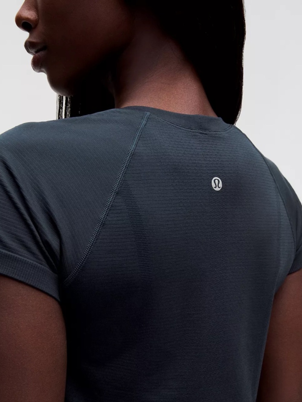 Lululemon Heather Navy Swiftly Tech Tee